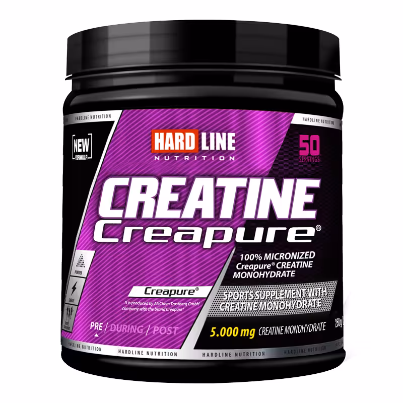Türkiye'nin köklü markası Hardline, bu ürününde Alman Creapure® ham maddesini kullanarak premium bir seçenek sunuyor.